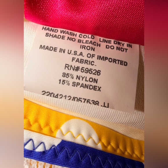 BETSY JOHNSON LARGE brand new Polka Dot Yellow Bikini Set - Picture 9 of 9